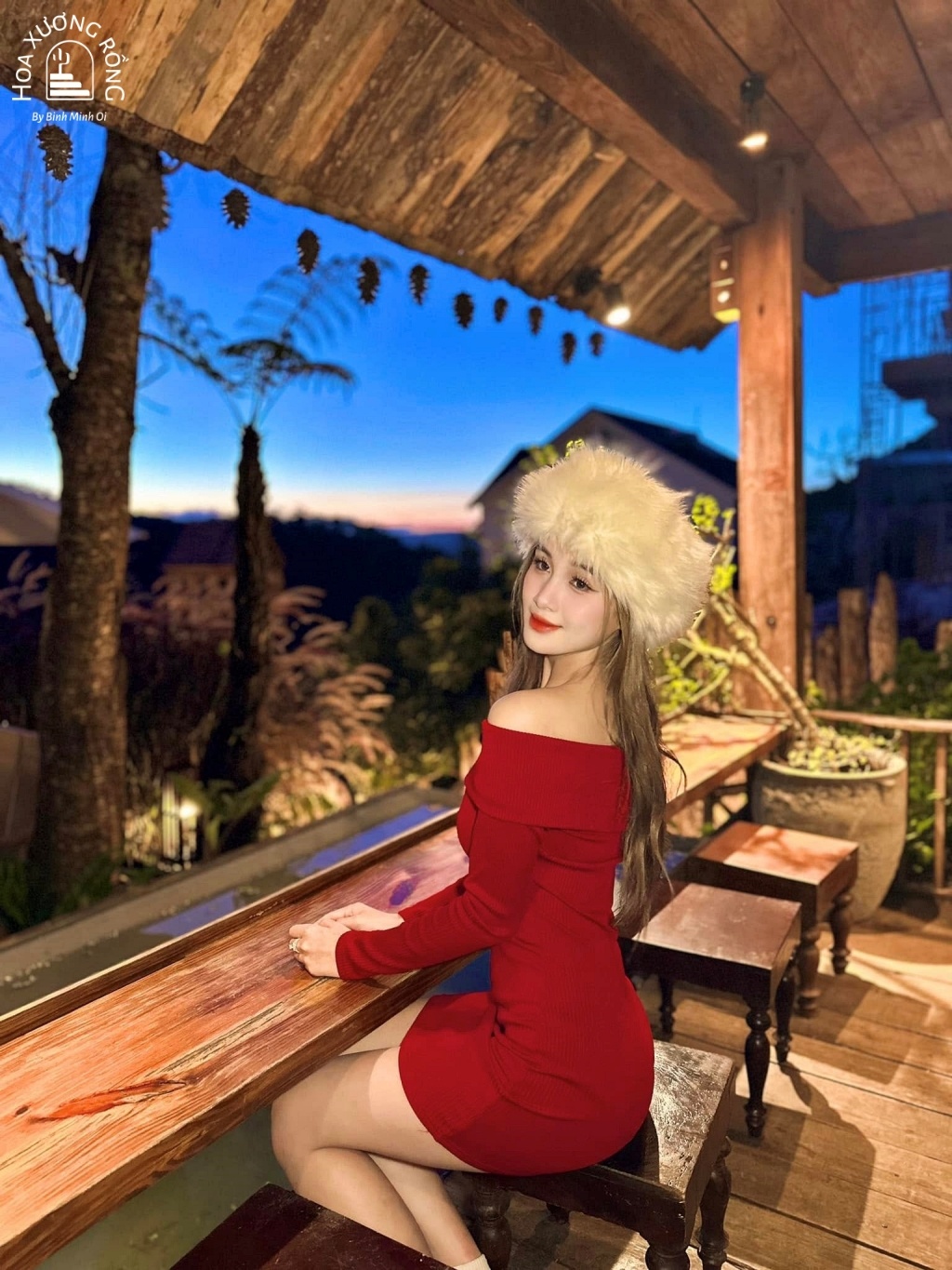 Ngắm hoàng hôn trong không gian bình yên, chill chill ở Bình Minh Ơi Đà Lạt